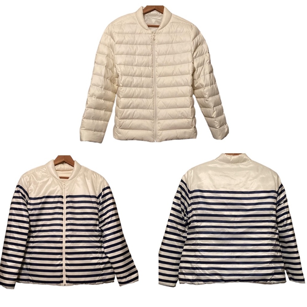 New Lands’ End Reversible Packable Down Jacket - image 1
